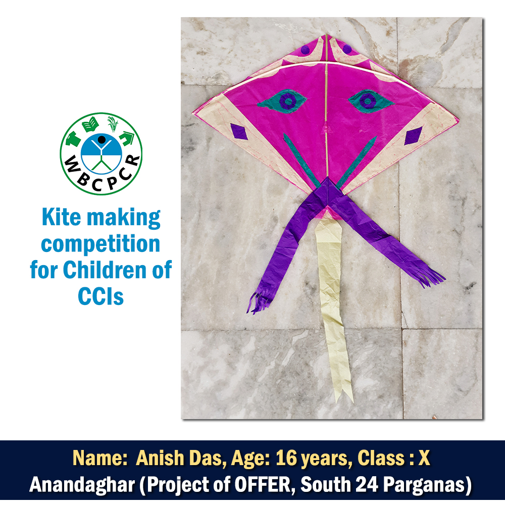 Kite making competition for Children of CCIs